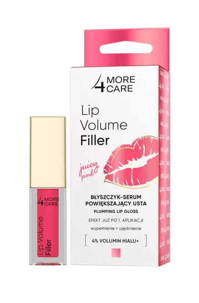 MORE 4 CARE LIP VOLUME PLUMPER - JUICY PINK