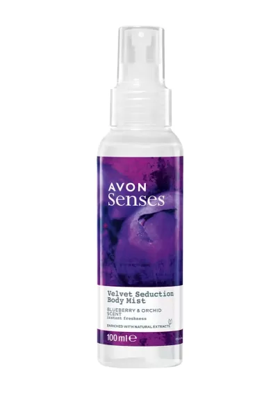 AVON SENSES VELVET SEDUCTION BODY MIST