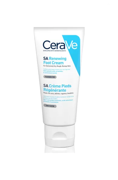 CERAVE SA RENEWING FOOT CREAM FOR EXTREMELY DRY, ROUGH, BUMPY SKIN