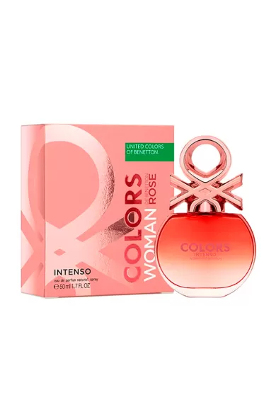 BENETTON COLORS WOMAN ROSE INTENSO EAU DE PARFUM - 50ML