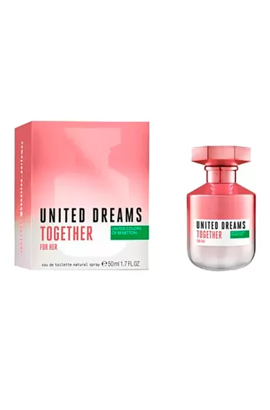 BENETTON UNITED DREAMS TOGETHER FOR HER EAU DE TOILETTE - 50ML