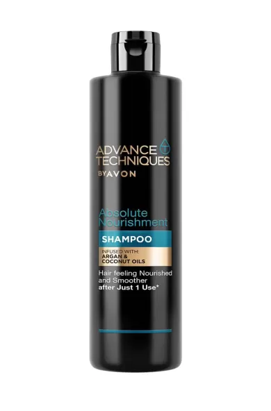 AVON ADVANCE TECHNIQUES ABSOLUTE NOURISHMENT SHAMPOO - 400ML