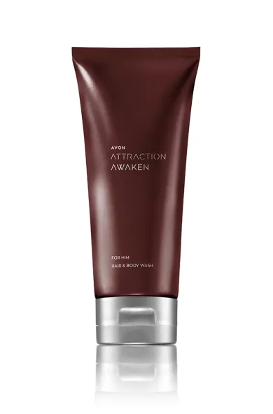 AVON ATTRACTION AWAKEN FOR HIM HAIR & BODY WASH