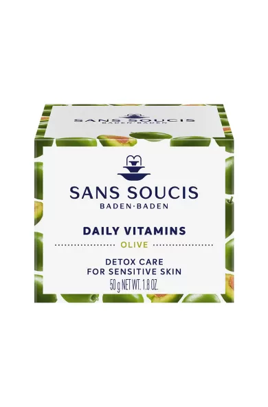 SANS SOUCIS DAILY VITAMINS OLIVE DETOX CARE FOR SENSITIVE SKIN