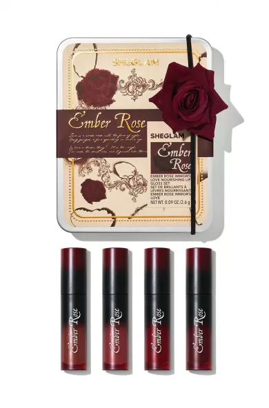 SHEGLAM EMBER ROSE IMMORTAL LOVE NOURISHING LIP GLOSS SET