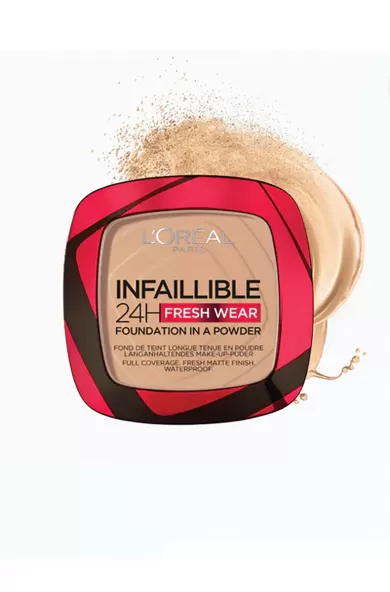 L'Oreal Paris 24H Fresh Wear Foundation in a Powder - 120 Vanille