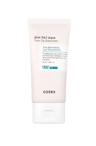 COSRX ALOE 54.2 AQUA TONE-UP SUNSCREEN SPF 50+ PA++++