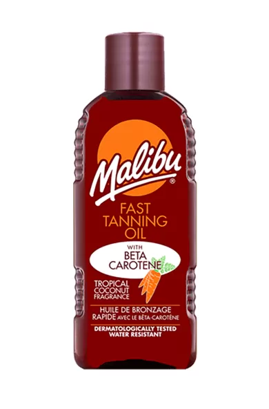 MALIBU FAST TANNING OIL WITH BETA CAROTENE