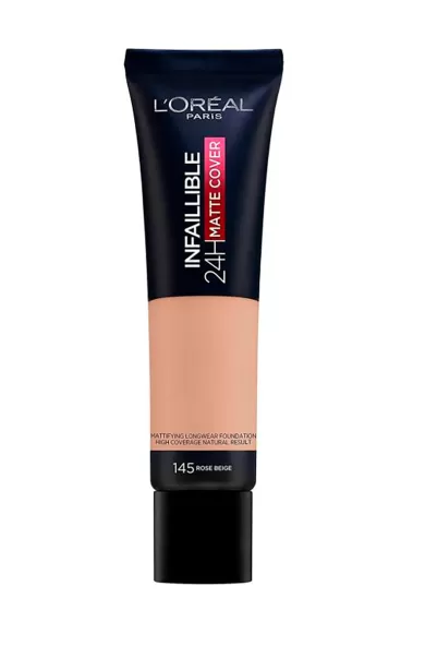 L'Oreal Paris Infaillible 24H Matte Cover - 145 Rose Beige