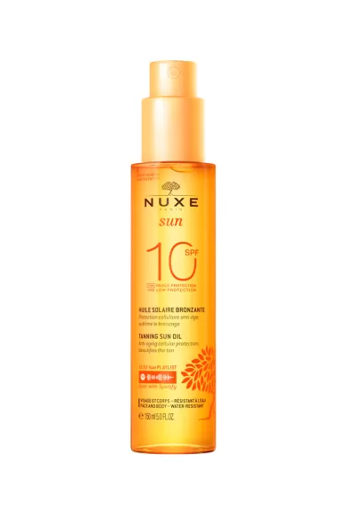 Nuxe Sun Tanning Oil Low Protection SPF10