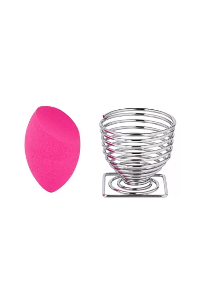 Cala Sponge & Holder - Hot Pink Slant