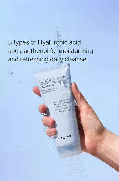 COSRX HYDRIUM TRIPLE HYALURONIC MOISTURIZING CLEANSER