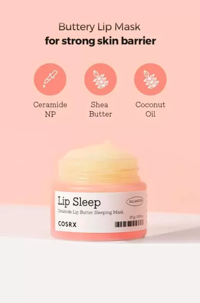 COSRX LIP SLEEP - BALANCIUM CERAMIDE LIP BUTTER SLEEPING MASK