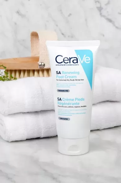 CERAVE SA RENEWING FOOT CREAM FOR EXTREMELY DRY, ROUGH, BUMPY SKIN