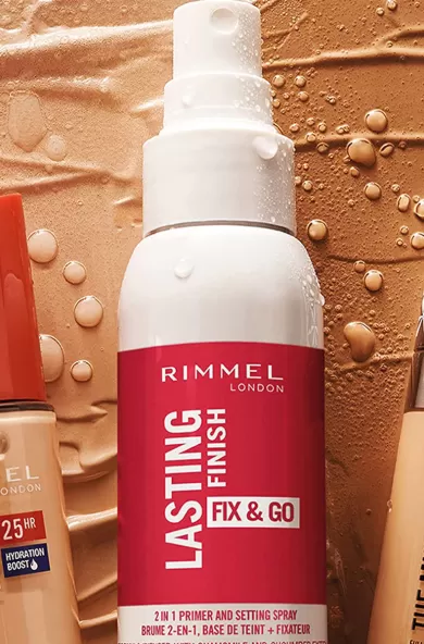 RIMMEL LASTING FINISH FIX & GO 2IN1 PRIMER & SETTING SPRAY