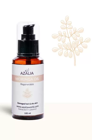 Azalia Moringa Oil - Natural