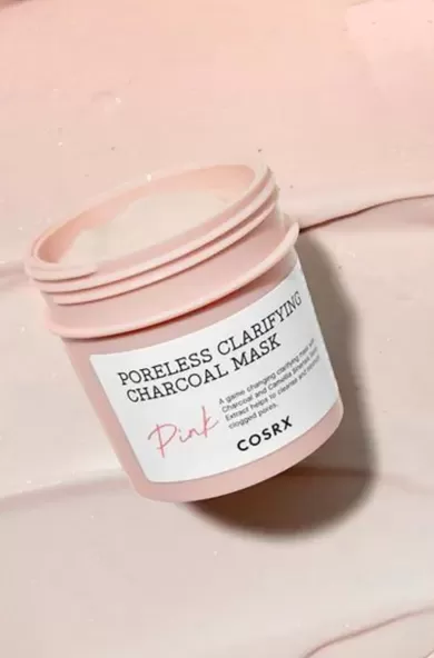 COSRX PORELESS CLARIFYING CHARCOAL MASK PINK