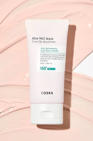 COSRX ALOE 54.2 AQUA TONE-UP SUNSCREEN SPF 50+ PA++++