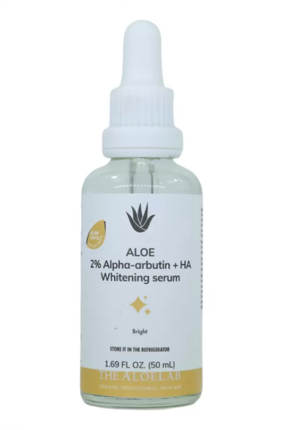 The AloeLab Alpha-Arbutin +HA Serum 2%