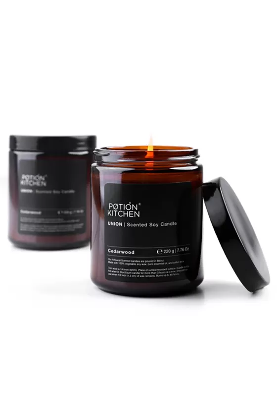 Potion Kitchen Union Cedarwood Scented Soy Candle