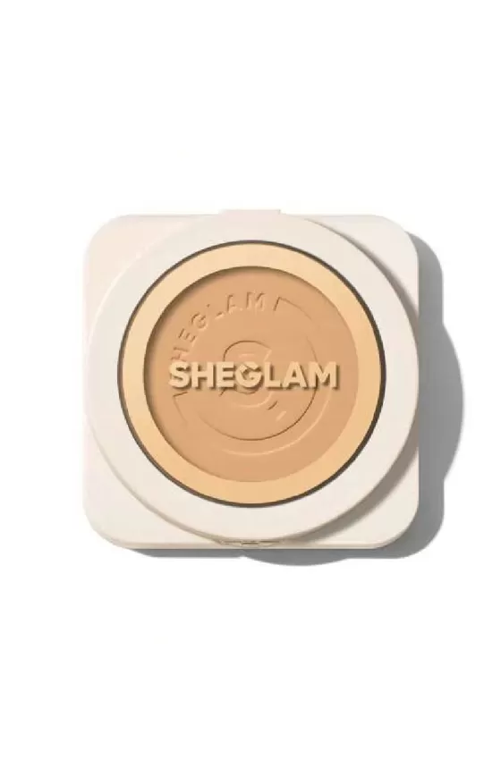 SHEGLAM Skin-Focus High Coverage Powder Foundation-Nude