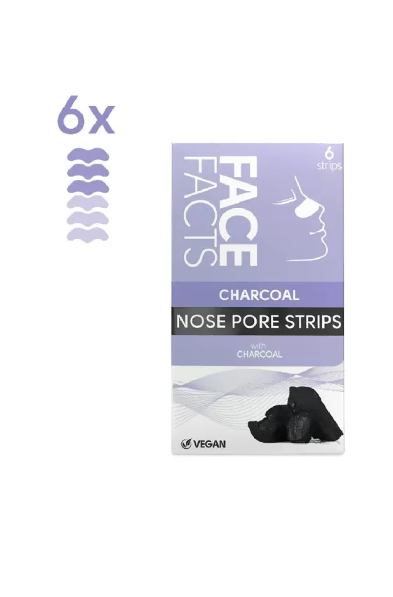 FACE FACTS CHARCOAL NOSE PORE STRIPS