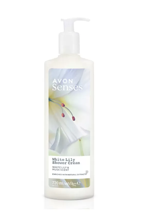 Avon Senses White Lily Shower Gel 