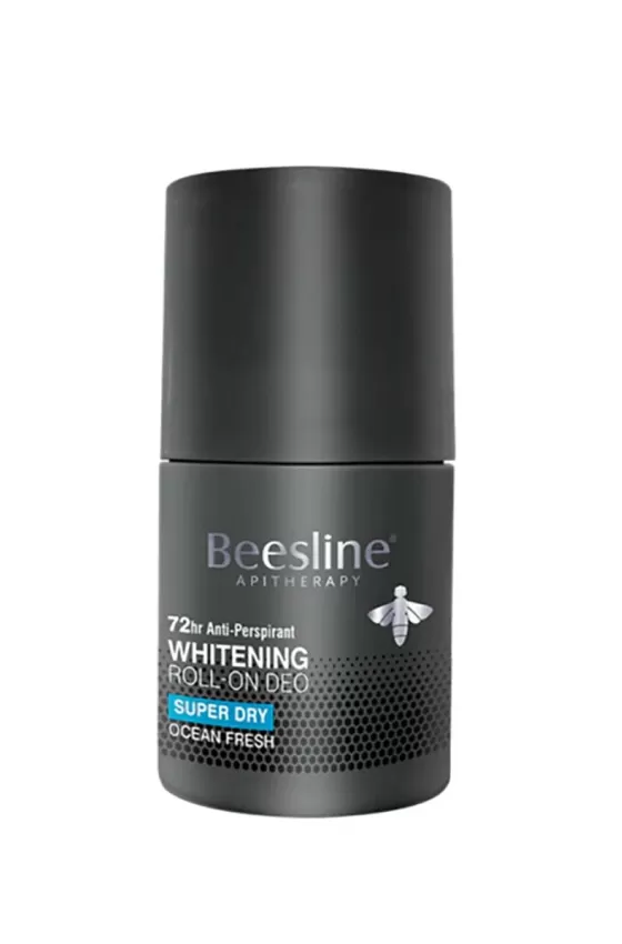 Beesline Whitening Roll-on Deo Super Dry, Silver Power Ocean Fresh