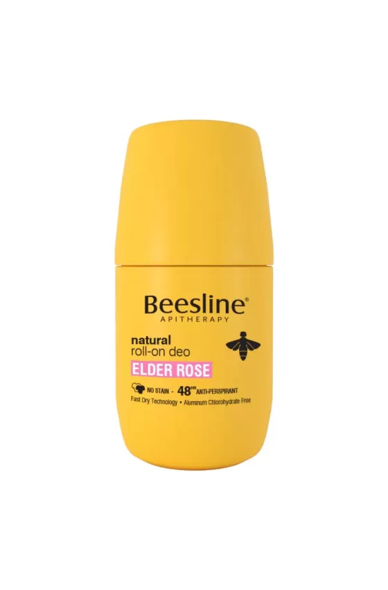 Beesline Natural Roll-On Deo Elder Rose