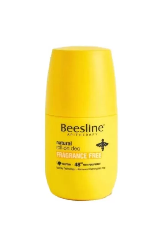 Beesline Natural Roll-On Deo Fragrance Free - 50ml