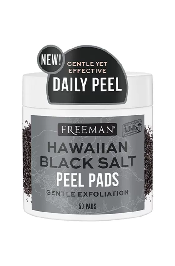 Freeman Peel Pads Exotic Blends Hawaiian Black Salt  X50