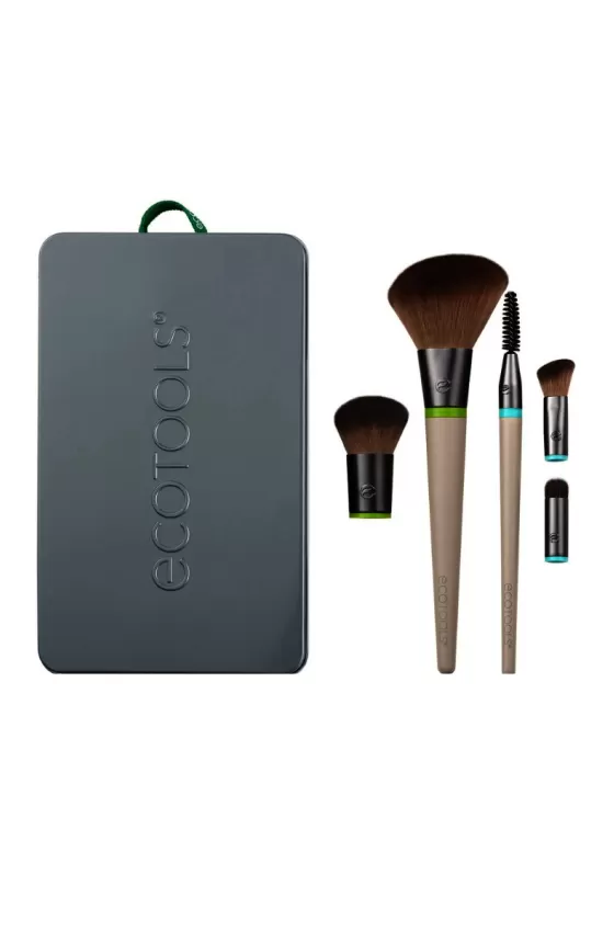 EcoTools Interchangeables Daily Essentials Total Face Makeup Brush Kit