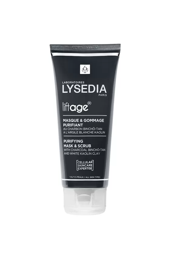 LYSEDIA PURIFYING MASK & SCRUB WITH CHARCOAL-CLAY