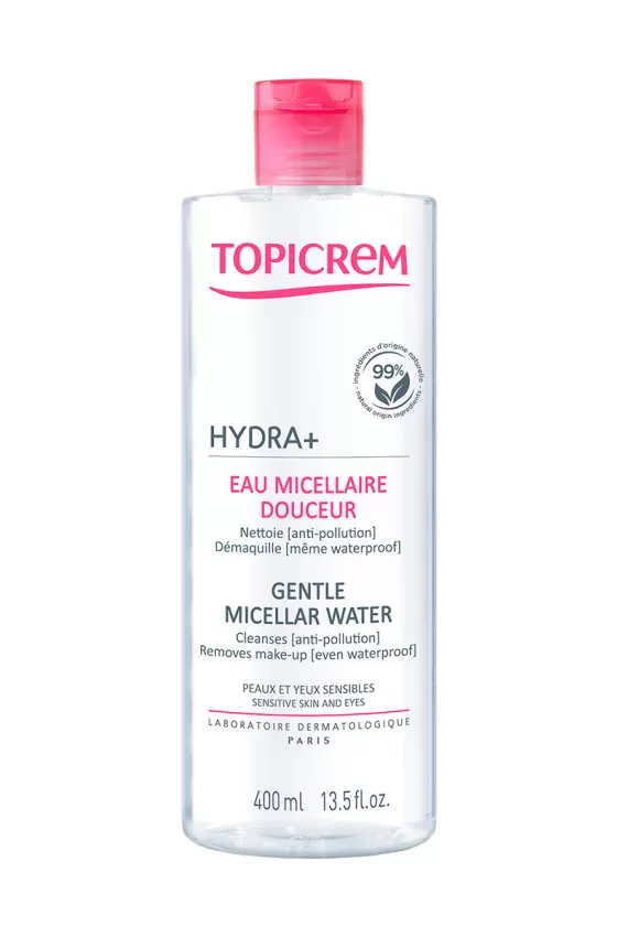 TOPICREM HYDRA+ GENTLE MICELLAR WATER 400ML