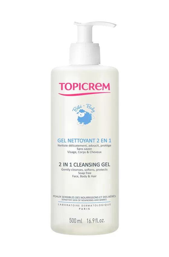 TOPICREM BABY 2 IN 1 CLEANSING GEL 