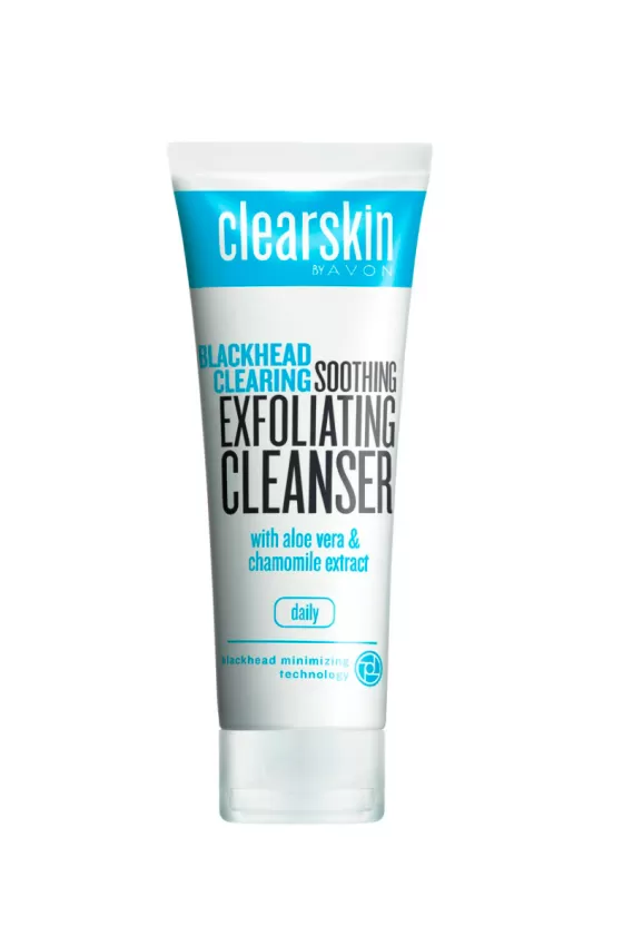 AVON CLEARSKIN BLACKHEAD CLEARING SOOTHING EXFOLIATING CLEANSER
