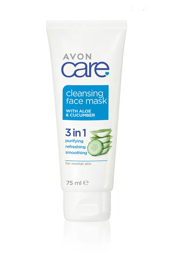 AVON CARE CLEANSING FACE MASK WITH ALOE & CUCUMBER