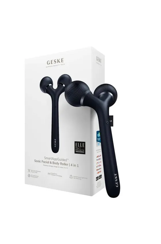 Geske Sonic Facial & Body Roller | 4 in 1 - Black