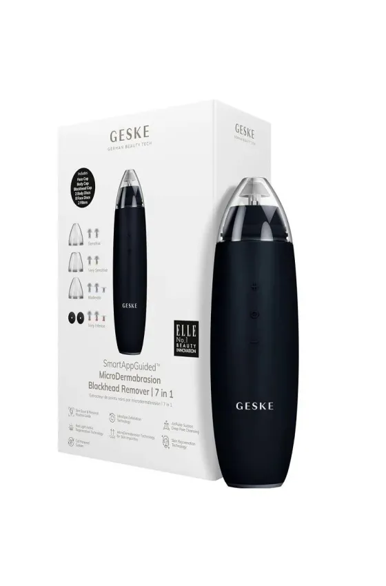 Geske MicroDermabrasion Blackhead Remover | 7 in 1 - Black