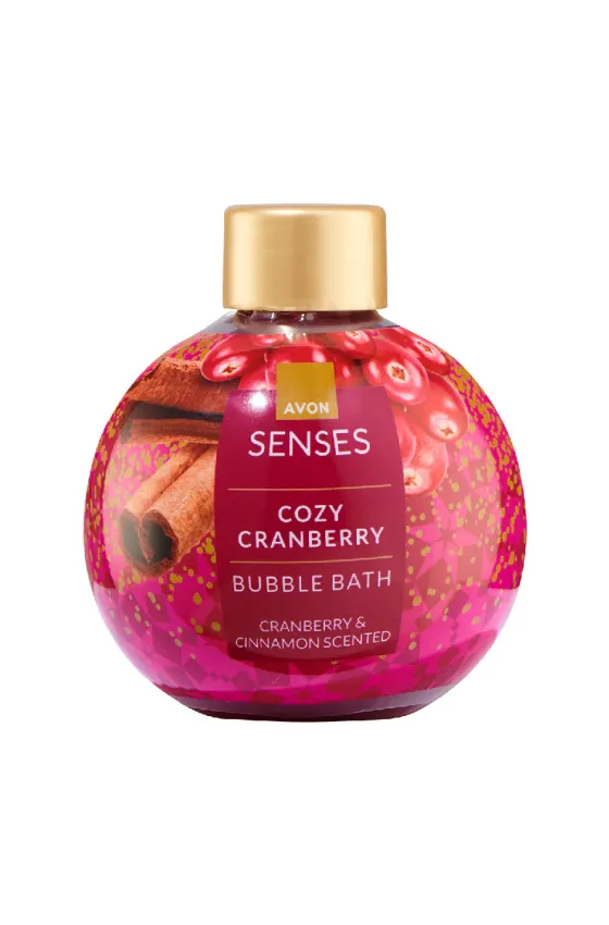 Avon Senses Cozy Cranberry Bubble Bath 250ml