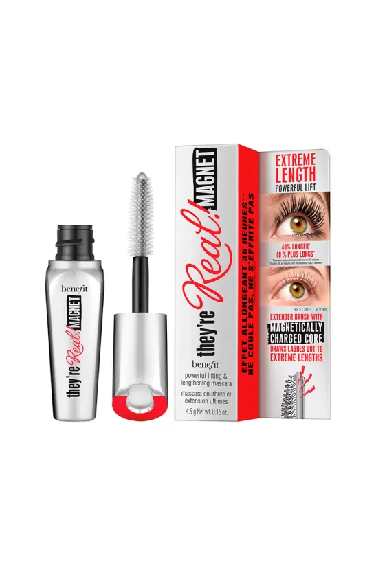 BENEFIT COSMETICS THEY'RE REAL! MAGNET EXTREME LENGTHENING MASCARA MINI SIZE