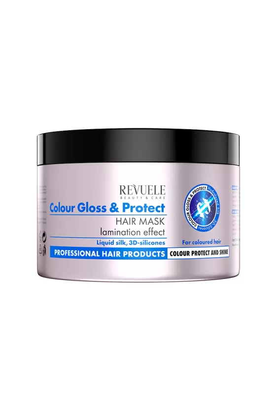 REVUELE PROFESSIONAL HAIR PRODUCTS HAIR MASK COLOR GLOSS & PROTECT