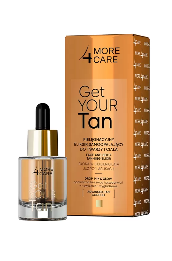 MORE 4 CARE GET YOUR TAN TANNING ELIXIR