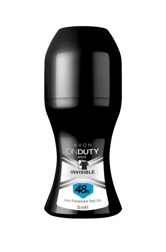 AVON ON DUTY INVISIBLE ROLL-ON ANTI-PERSPIRANT DEODORANT FOR HIM