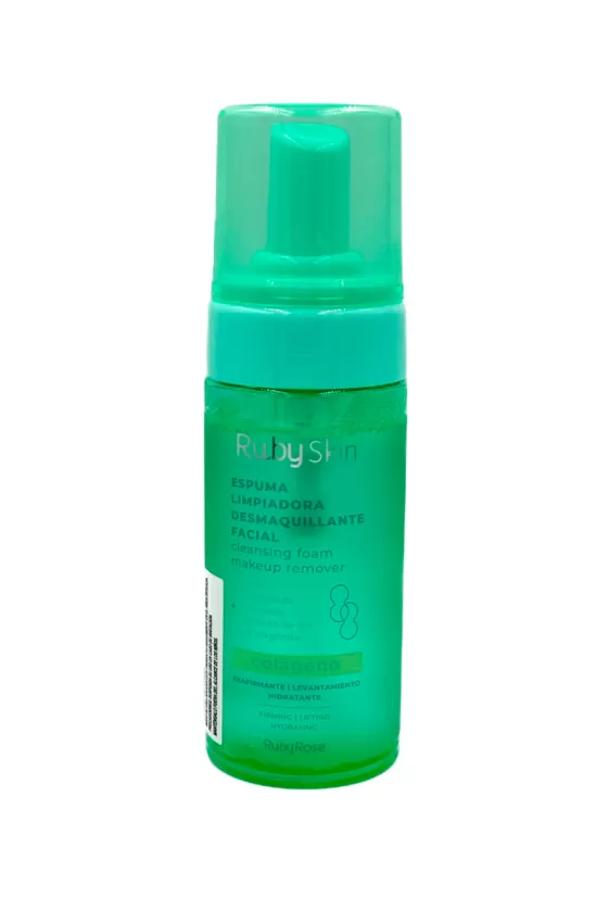 RUBY ROSE FACIAL CLEANSING FOAM MAKEUP REMOVER WITH COLLAGEN