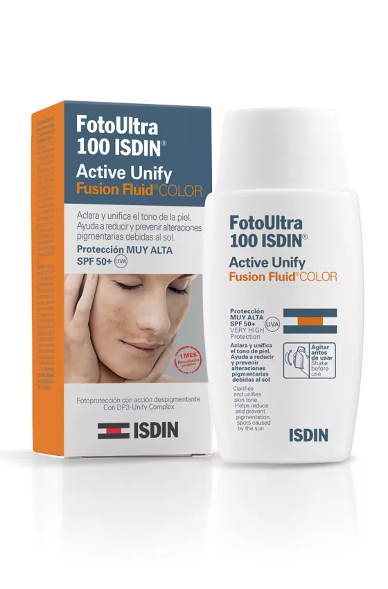 ISDIN FOTOULTRA 100 ACTIVE UNIFY FUSION FLUID COLOR