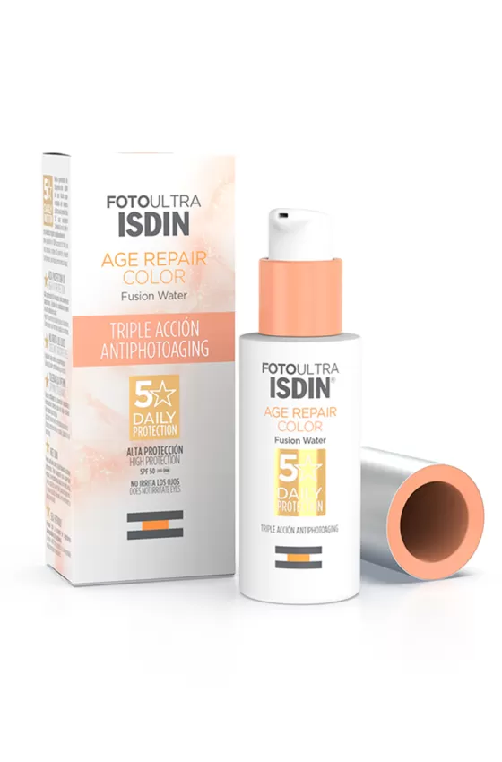ISDIN FOTOULTRA AGE REPAIR COLOR FUSION WATER SPF 50