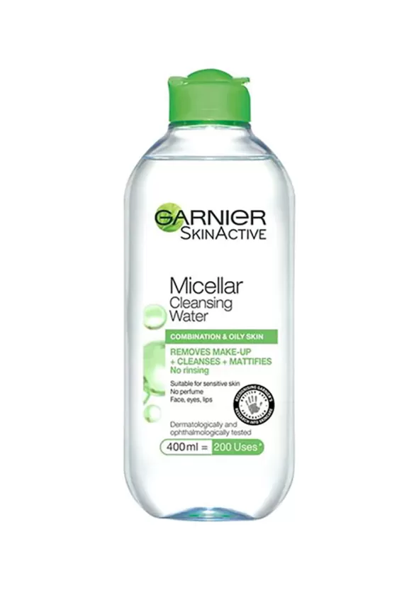 Garnier micellar cleansing water for combination and sensitive skin