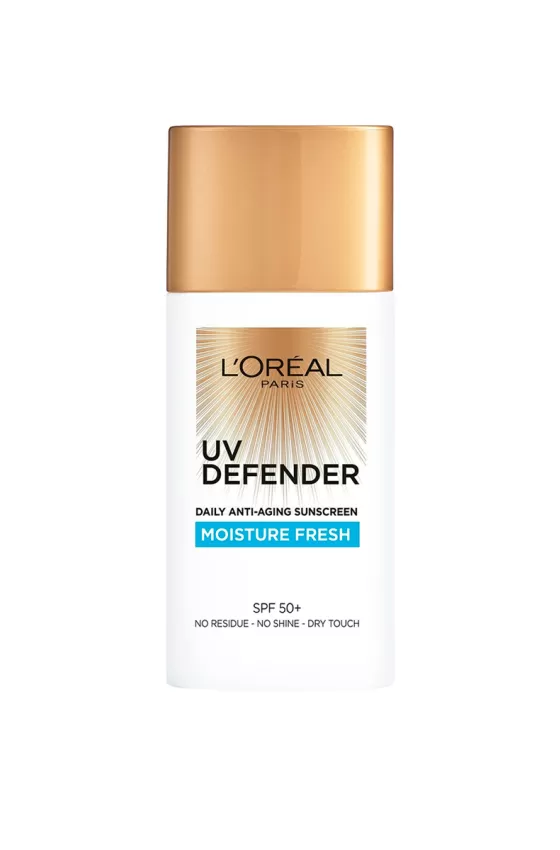 L'Oreal Paris UV Defender Sunscreen SPF50+- Moisture Fresh