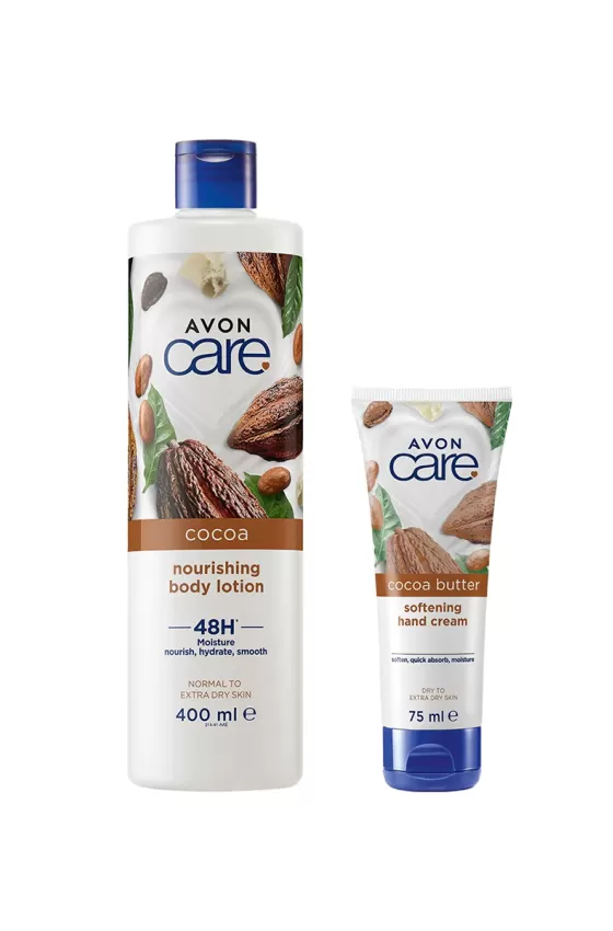 Avon Care Cocoa Butter Body Lotion & Hand Cream Pack